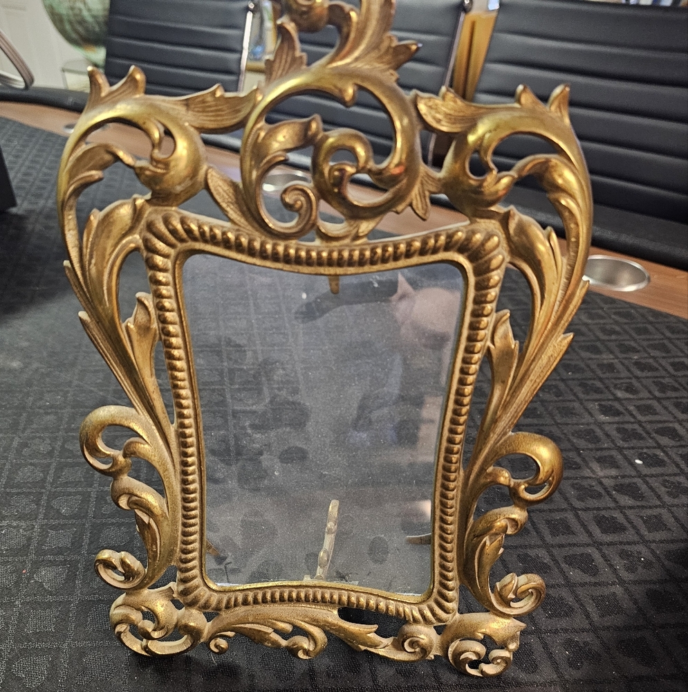 Brass Ornate Victorian Frame